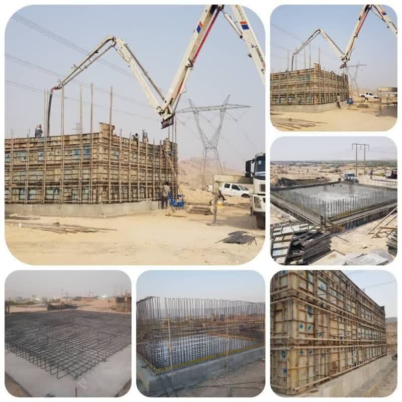 پایان عملیات بتن‌ریزی مخزن ۳۰۰ هزار لیتری نیرایی