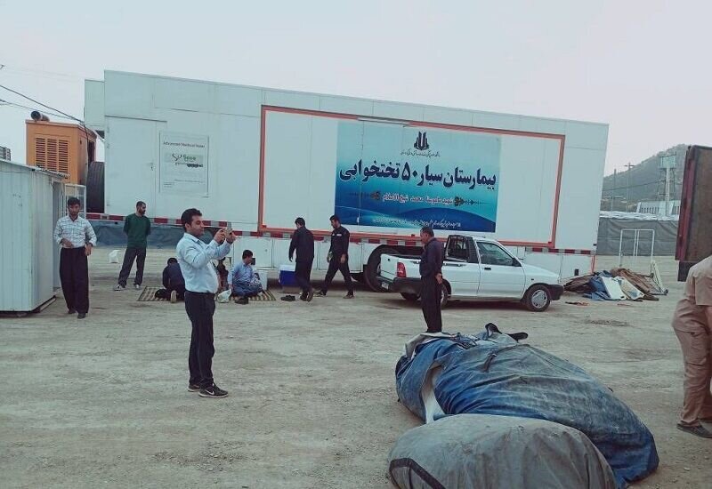 ارائه خدمات درمانی به زائران اربعین در مرز باشماق آغاز شد