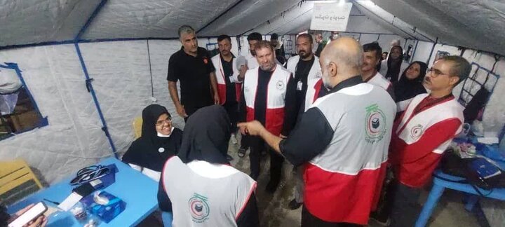 تقدیر دبیرکل جمعیت هلال احمر از خدمات بی‌وقفه درمانگاه‌های هلال‌احمر خراسان جنوبی به زائران در کاظمین