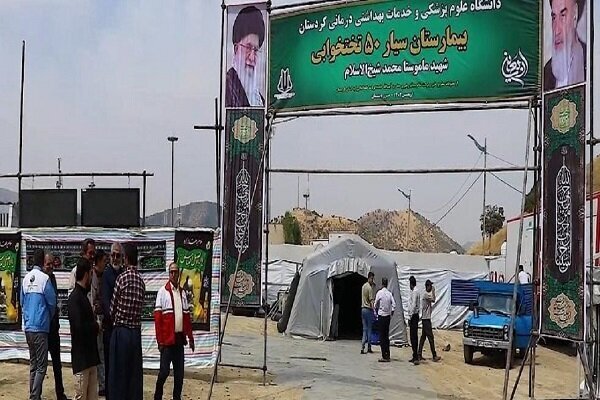 ۵۷۴ زائر اربعین در کردستان خدمات سلامت دریافت کرده اند