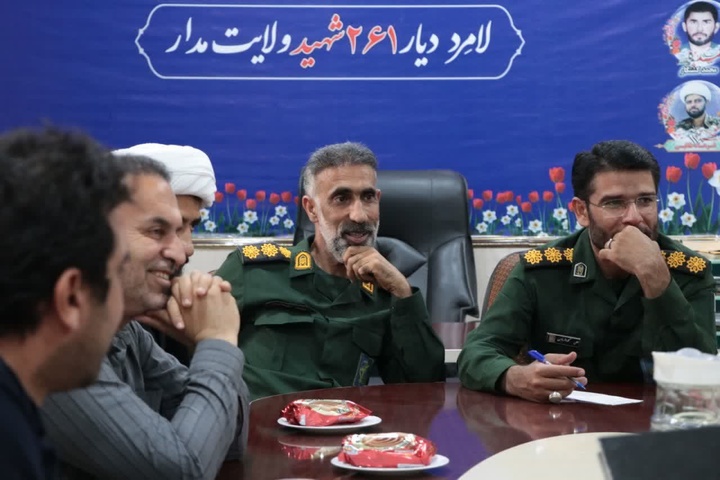 تقدیر از خبرنگاران شهرستان توسط ناحیه مقاومت بسیج لامِرد