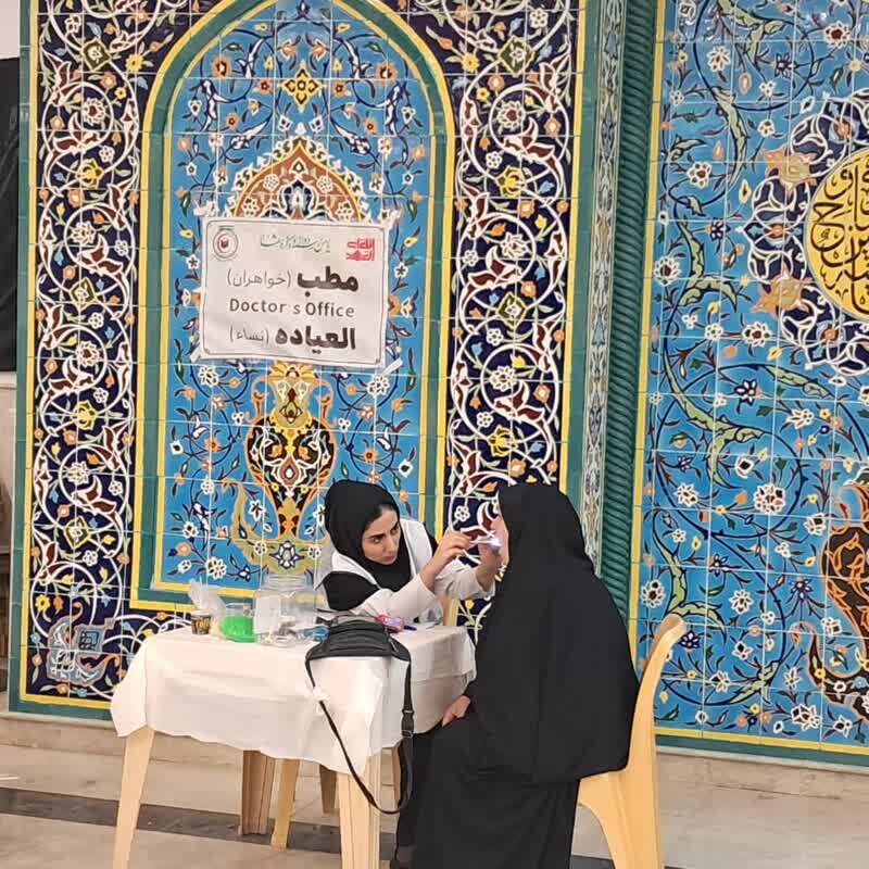 ۳۵ هزار خدمت بهداشتی و درمانی در سامرا توسط تیم امدادی جمعیت هلال احمر