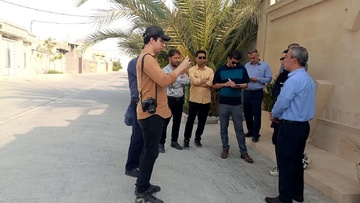 بازدید خبرنگاران لامِرد از پروژه های عمرانی،زیباسازی ومشارکتی شهرداری