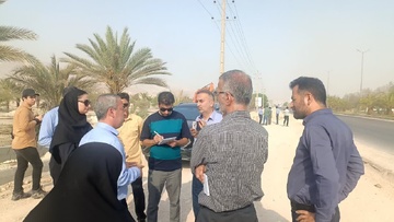 بازدید خبرنگاران لامِرد از پروژه های عمرانی،زیباسازی ومشارکتی شهرداری