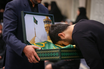 عزاداری شهادت امام رضا(ع) باحضور رهبرمعظم انقلاب