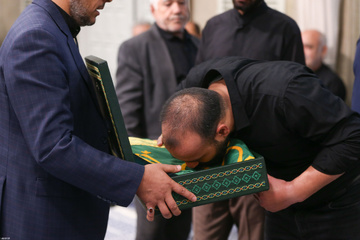 عزاداری شهادت امام رضا(ع) باحضور رهبرمعظم انقلاب