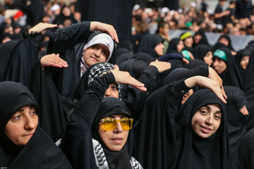 عزاداری شهادت امام رضا(ع) باحضور رهبرمعظم انقلاب