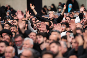 عزاداری شهادت امام رضا(ع) باحضور رهبرمعظم انقلاب