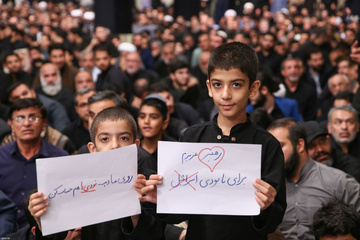 عزاداری شهادت امام رضا(ع) باحضور رهبرمعظم انقلاب