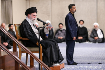 عزاداری شهادت امام رضا(ع) باحضور رهبرمعظم انقلاب