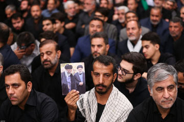عزاداری شهادت امام رضا(ع) باحضور رهبرمعظم انقلاب