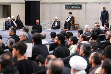 عزاداری شهادت امام رضا(ع) باحضور رهبرمعظم انقلاب