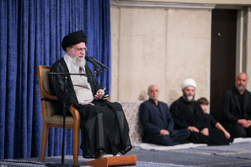 عزاداری شهادت امام رضا(ع) باحضور رهبرمعظم انقلاب
