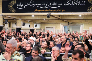 عزاداری شهادت امام رضا(ع) باحضور رهبرمعظم انقلاب