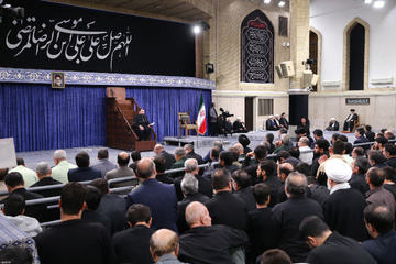 عزاداری شهادت امام رضا(ع) باحضور رهبرمعظم انقلاب