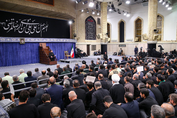 عزاداری شهادت امام رضا(ع) باحضور رهبرمعظم انقلاب