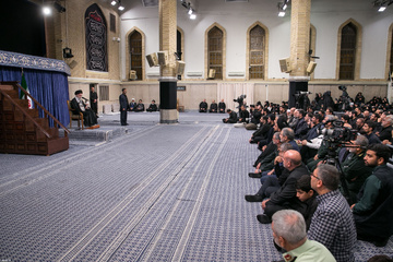 عزاداری شهادت امام رضا(ع) باحضور رهبرمعظم انقلاب