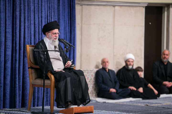 عزاداری شهادت امام رضا(ع) باحضور رهبرمعظم انقلاب