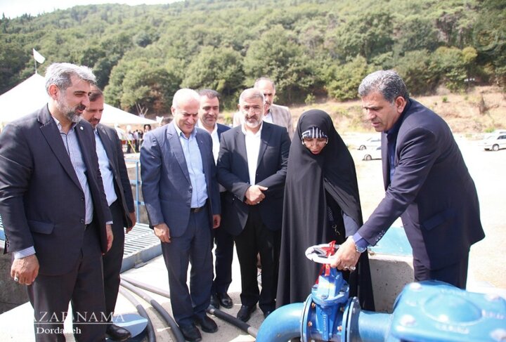 آیین افتتاح همزمان ۱۲ پروژه آبرسانی امور آب و فاضلاب شهرستان ساری بمناسبت هفته دولت