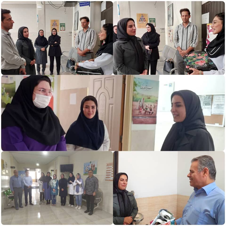 تجلیل از پزشکان مرکز سلامت لامرد