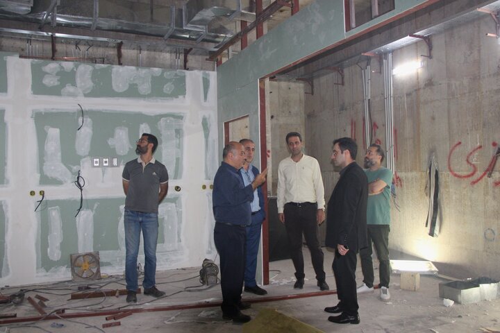 بازدید معاون توسعه مدیریت از روند  تکمیل پروژه‌های PET Scan و بونکر رادیوتراپی در رشت