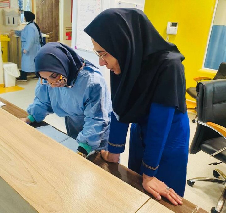 بازدید کارشناسان پرستاری از مرکز آموزشی و درمانی ولایت رشت