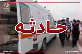 تصادف زنجیره ای هشت خودرو در جاده شیراز به کازرون
