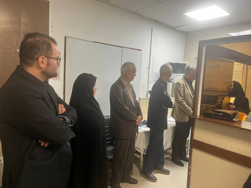 بازدید رئیس کل سازمان نظام پرستاری از بیمارستان پورسینا رشت