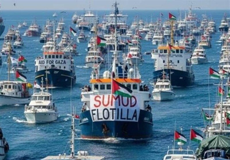 ۱۱ کشتی تازه‌نفس ناوگان آزادی در راه غزه