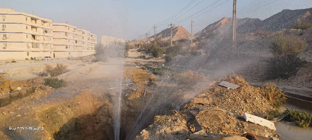 پایان موفقیتآمیز عملیات سنگین بازسازی خط انتقال ۶۰۰ میلیمتری رینگ شهر لامرد