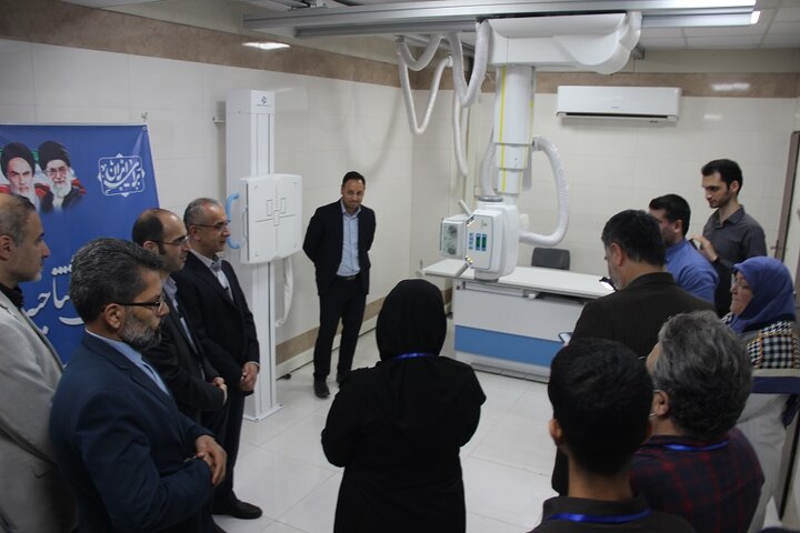 افتتاح بخش رادیولوژی کلینیک شهدای سلامت رشت