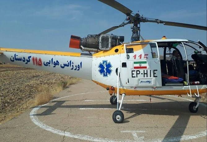 انجام ۴۷ ماموریت اورژانس هوایی در کردستان