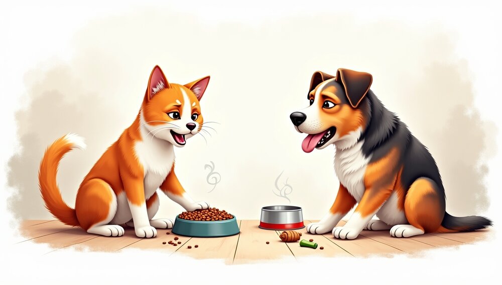 تغییرات رفتاری در گربه و سگ: علل، تغذیه مناسب و راهکارهای مقابله