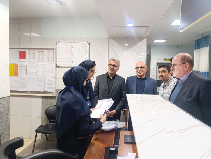 بررسی چالش‌های بیمارستان شهید حسین‌پور لنگرود در بازدید میدانی مسئولان