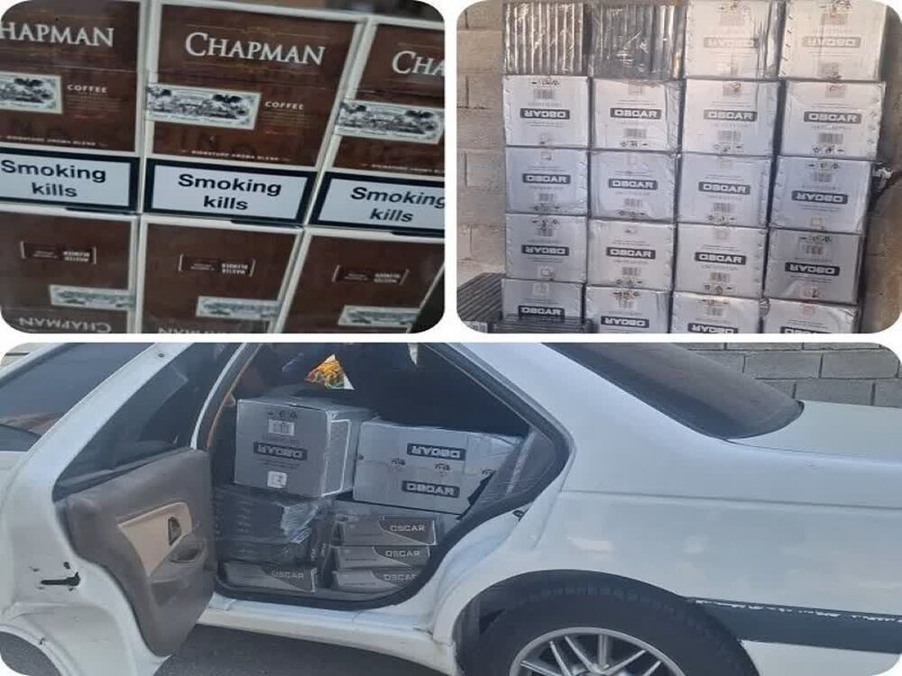 با هوشیاری پلیس، محموله سیگارهای ۲۳  میلیاردی دود نشد