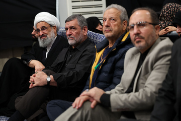 اولین شب مراسم عزاداری شهادت حضرت زهرا(س)با حضور رهبر انقلاب