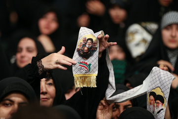 اولین شب مراسم عزاداری شهادت حضرت زهرا(س)با حضور رهبر انقلاب