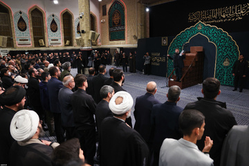 اولین شب مراسم عزاداری شهادت حضرت زهرا(س)با حضور رهبر انقلاب