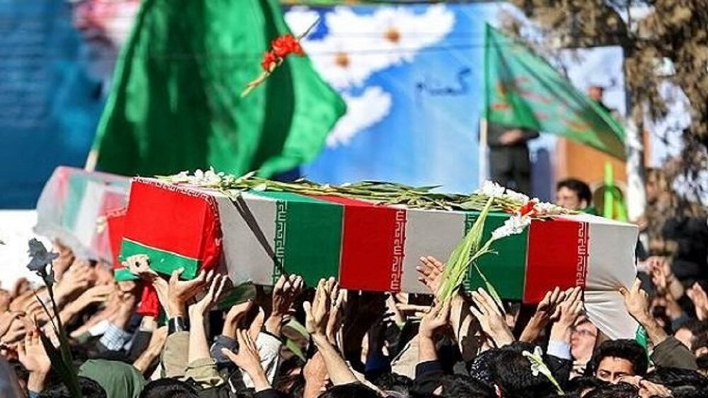 تشییع پیکر ۱۴ شهید دوران دفاع مقدس در فارس در عاشورای فاطمی تشییع پیکر ۱۴ شهید دوران دفاع مقدس در فارس در عاشورای فاطمی