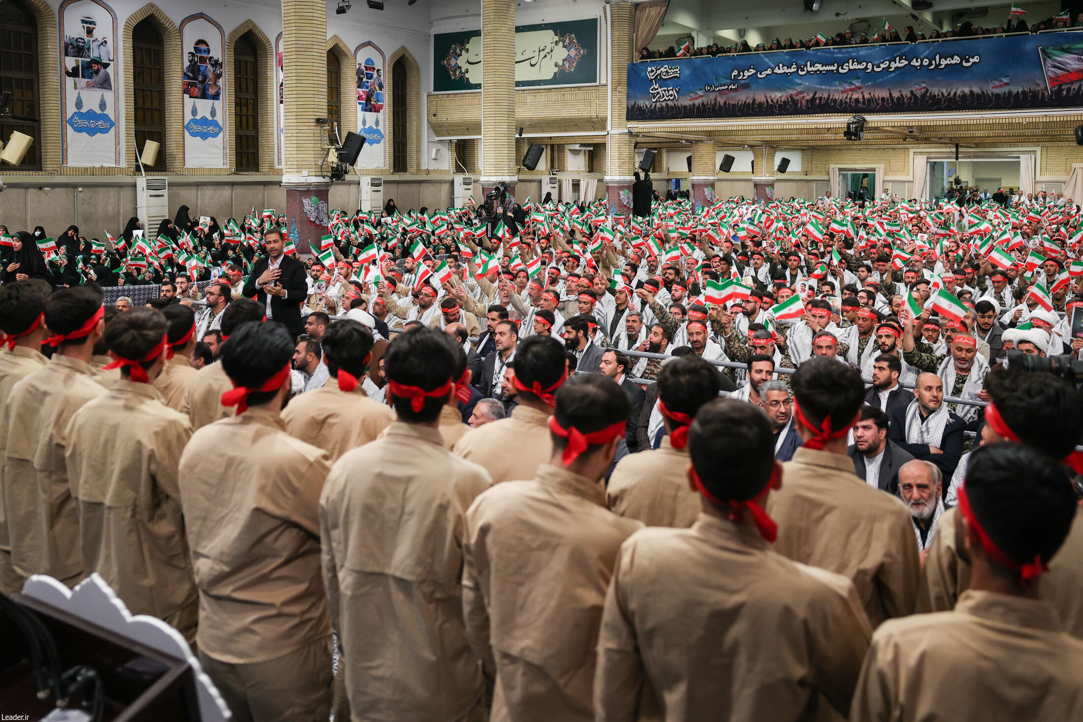 مراسم روز بسیج در حسینیه امام خمینی(ره)