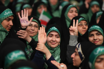 مراسم روز بسیج در حسینیه امام خمینی(ره)