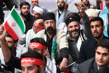 مراسم روز بسیج در حسینیه امام خمینی(ره)