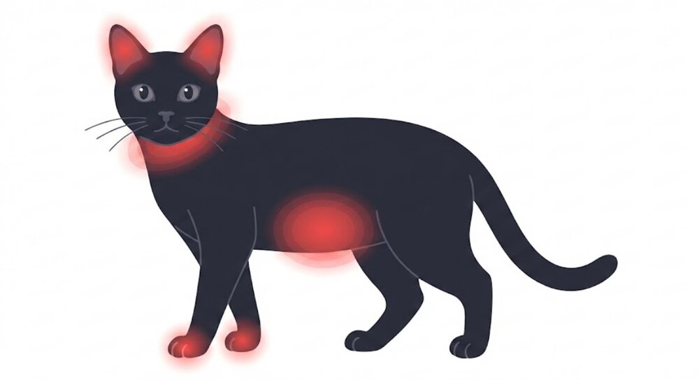 پایان خارش و مشکلات گوارشی گربه ها: بررسی علمی تغذیه اصولی و علمی برای گربههای حساس