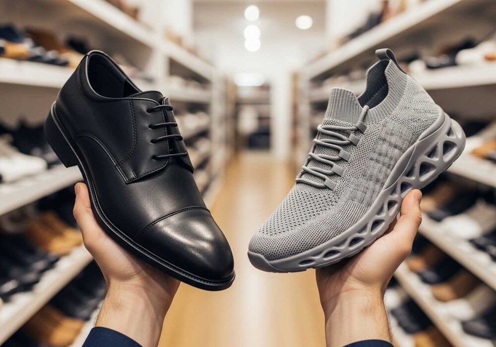 کتونی مناسب روزمره در برابر کفش رسکی