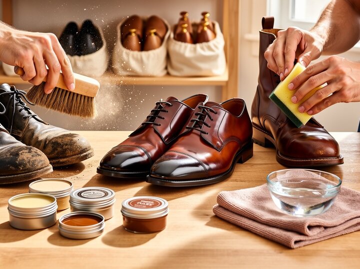 بهترین روش‌ها برای مراقبت از کفش؛ راهنمای کامل نگهداری حرفه‌ای کفش‌ها