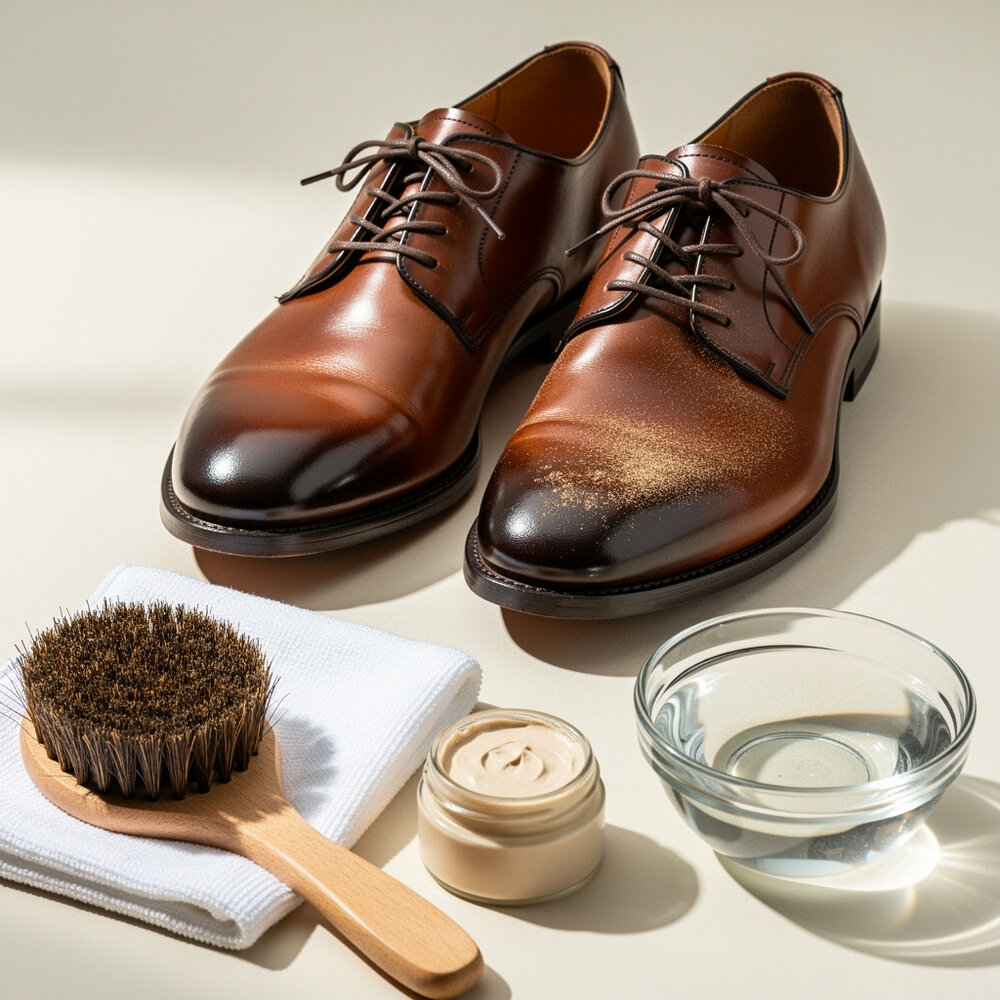 پاککردن منظم کفش؛ اولین و مهمترین مرحله مراقبت