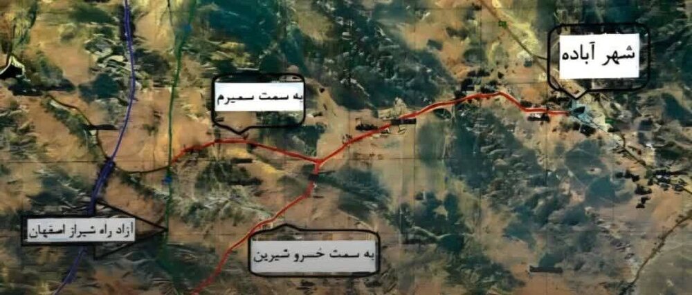 موافقت وزیر راه با طرح اتصال آباده به آزادراه اصفهان-شیراز