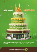 ۱۸ سال مهربانی، بانک مهر ایران