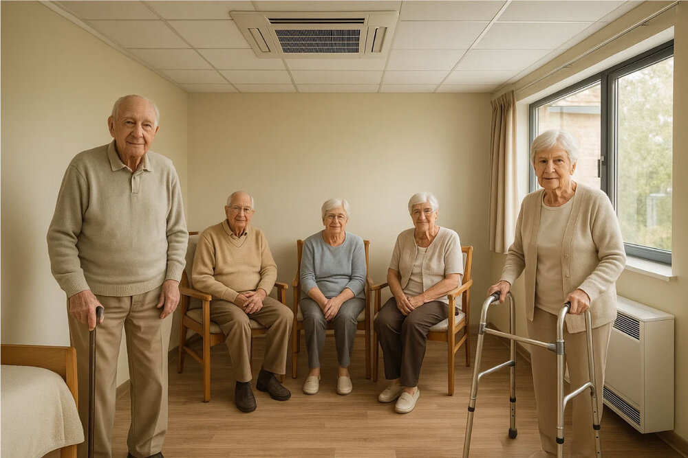 انواع سیستم سرمایشی و گرمایشی برای مراکز توانبخشی سالمندان و بیماران