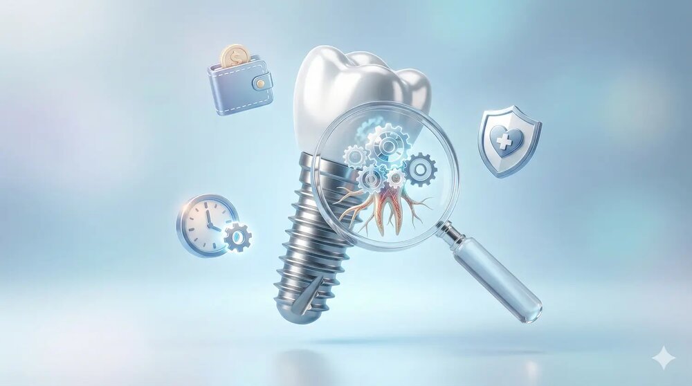 ۱۰ واقعیت درباره ایمپلنت که شاید دندانپزشک‌تان وقت نکند بگوید